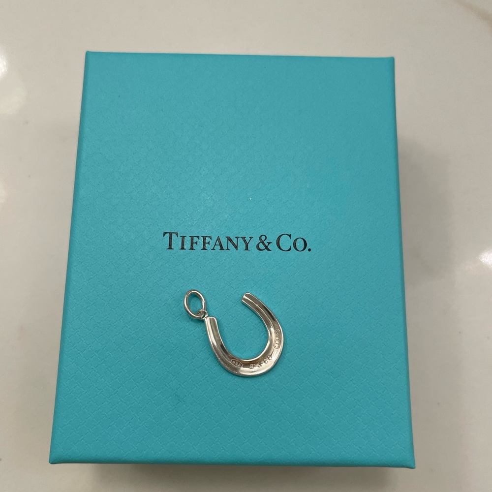 Retired Tiffany & Co. 1837 Horseshoe Charm.